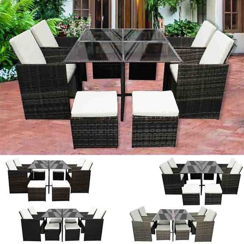 Rattan garden furniture set - rattan,