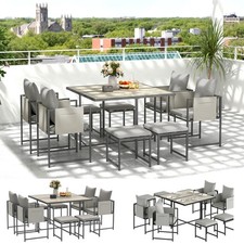 9 Piece Garden Dining Set