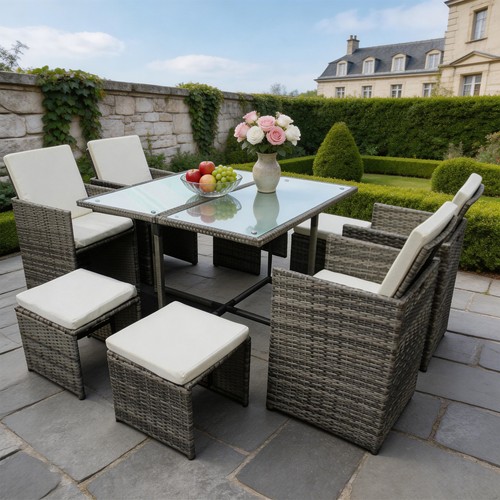 8seater rattan garden sofa set - garden,