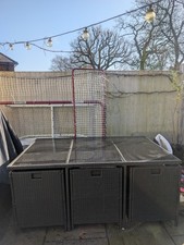 Black Rattan Outdoor Garden