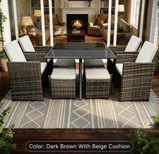 8 Seater Cube Garden Furniture