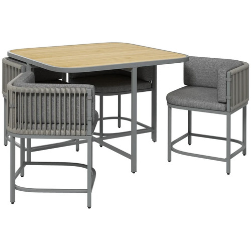 Outdoor seater rattan cube - outdoor,
